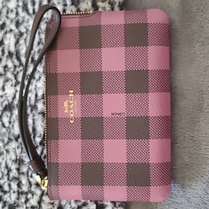 Coach Zip Wristlet
